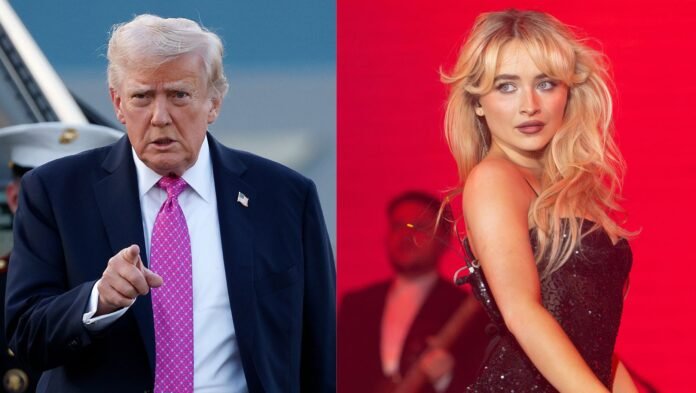Untitled-design-12.jpeg Celebrities Who Called Out Trump for Using Their Music: Sabrina Carpenter, Olivia Rodrigo & More