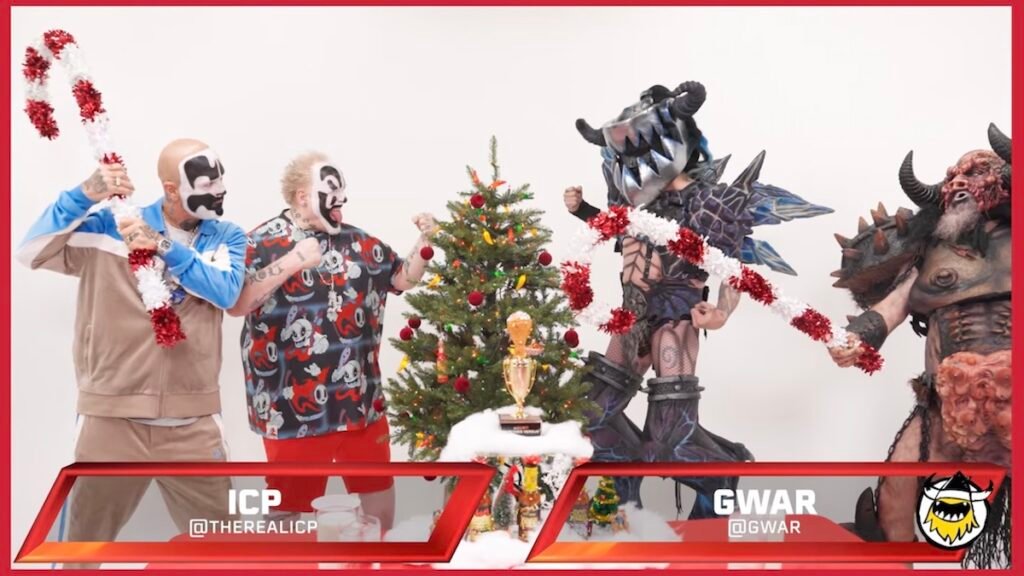 Insane Clown Posse Battle GWAR on Holiday Hot Ones Versus