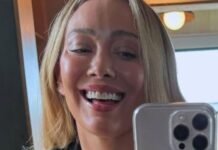 Hilary Duff Exhibits Off Her Killer Determine In Glossy Black One-Piece Swimsuit Hilary Duff Shows Off Her Killer Figure In Sleek Black One-Piece Swimsuit