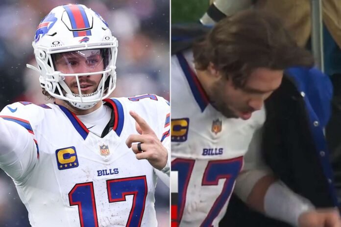 Josh Allen Throws Up During Bills-Patriots Game