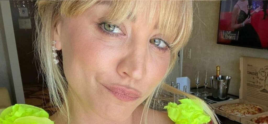 Kaley Cuoco Flaunting Body In Blue Bikini Told She Looks 'AI'