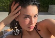 Kylie Jenner Almost Breaks The Web With Barely-There Bikini Second Kylie Jenner Nearly Breaks The Internet With Barely-There Bikini Moment