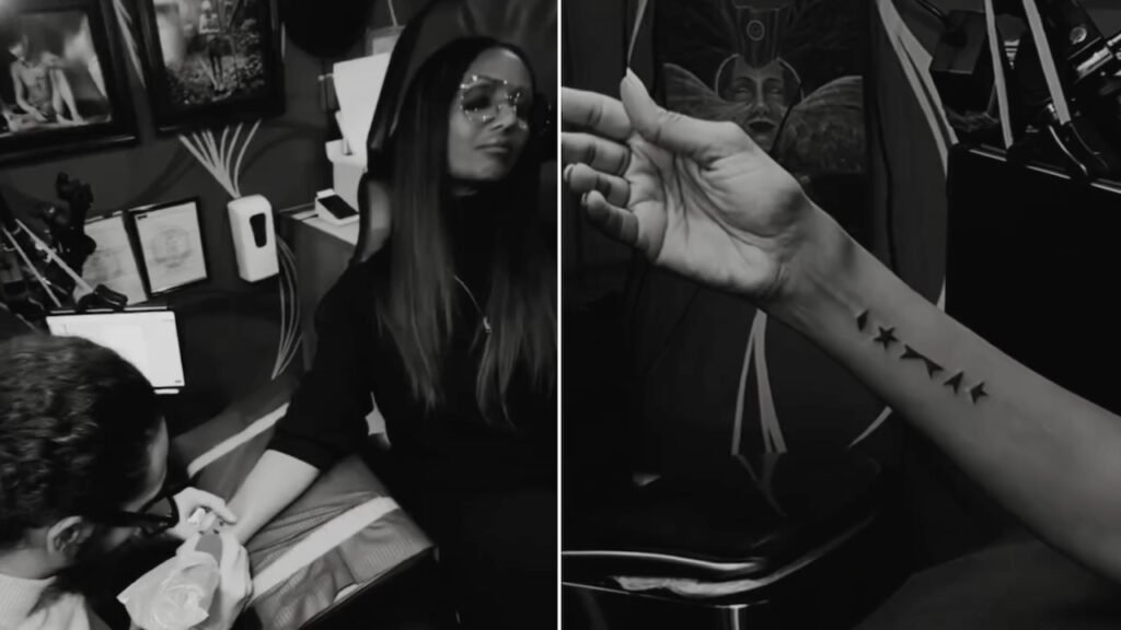 David Bowie’s Wife Iman Gets Blackstar Tattoo on 10th Anniversary of His Death