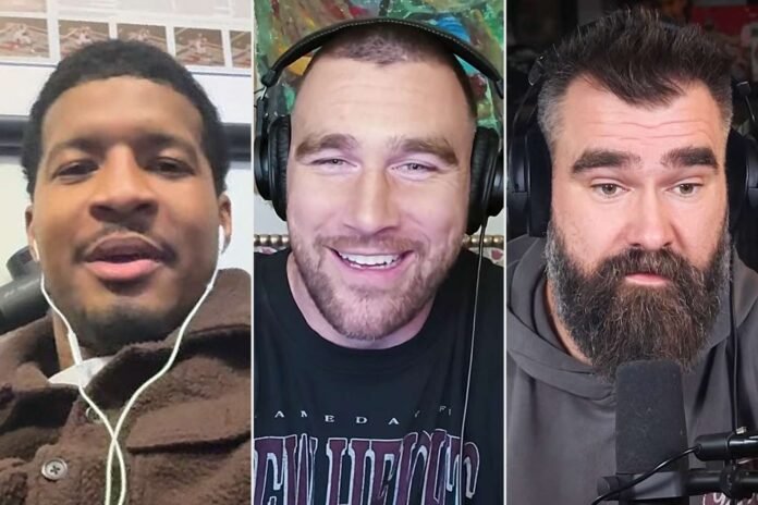Jameis Winston Tells Jason and Travis Kelce He Gave Up Sex for a Year