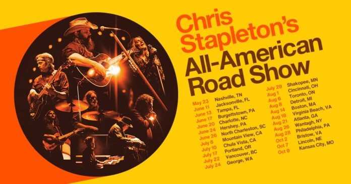 Chris Stapleton Announces New “All-American Road Show” 2026 Tour Dates